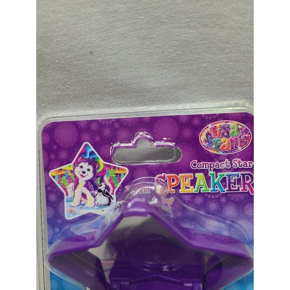 Lisa Frank Compact Star Speaker 3.5mm Plug And USB Included- Y2K- NWT - Picture 5 of 5